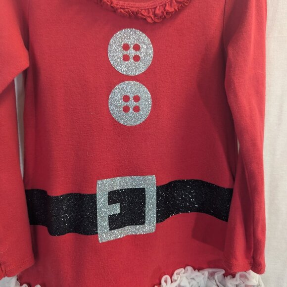 Kavio! Girl Christmas Dress Size 5/6 Red - Picture 4 of 11